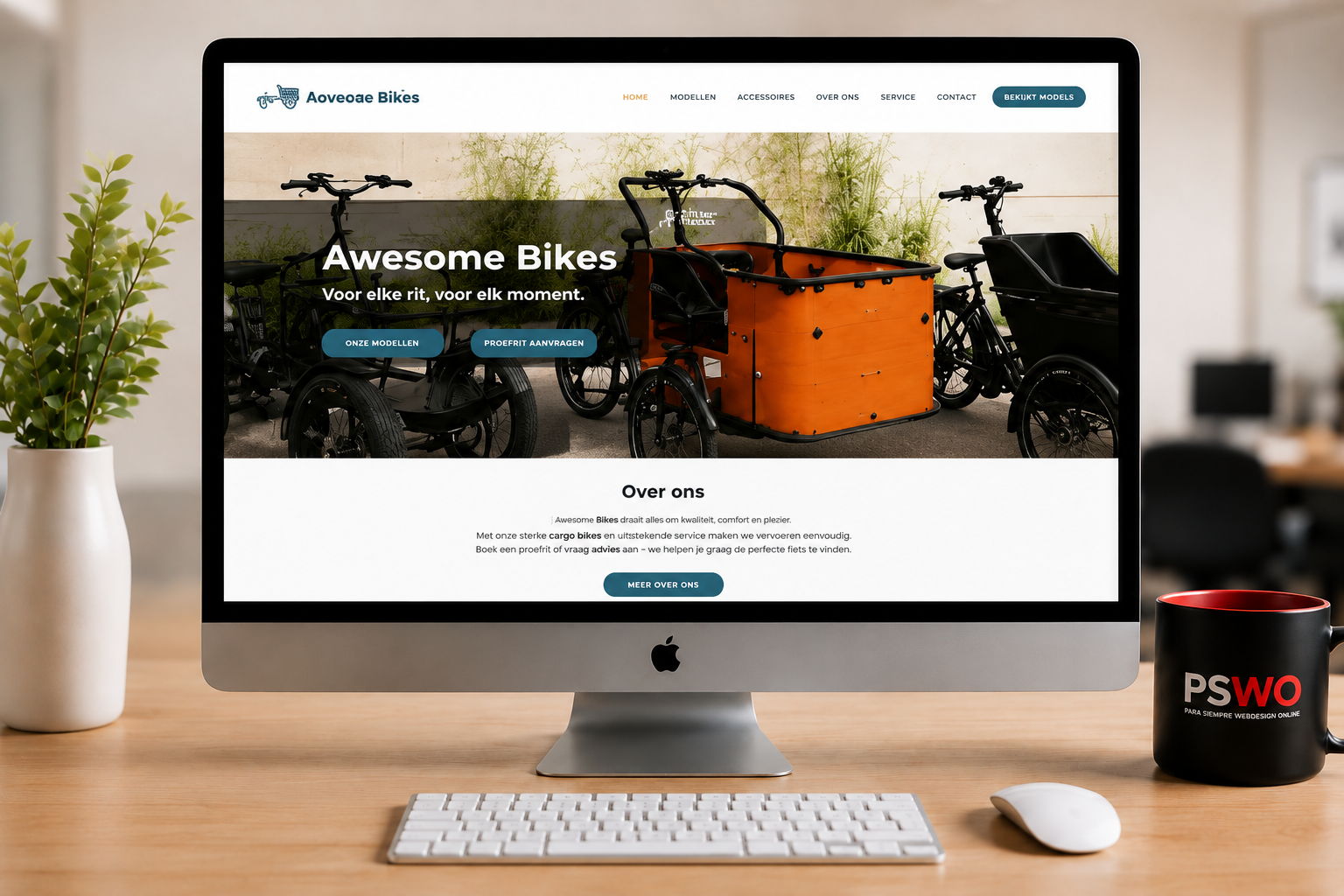 Awesome Bikes – website gerealiseerd door Para Siempre Webdesign Online Websitevoorbeeld Awesome Bikes, gerealiseerd door Para Siempre Webdesign Online