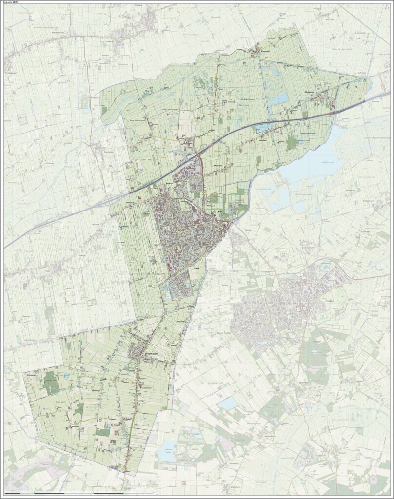 Illustratie AI-vindbaarheid en GEO voor websites in Leek